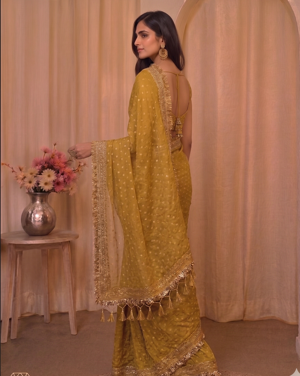 Zariya Banarasi Tissue Silk Saree