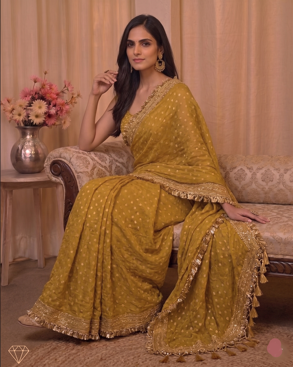 Zariya Banarasi Tissue Silk Saree