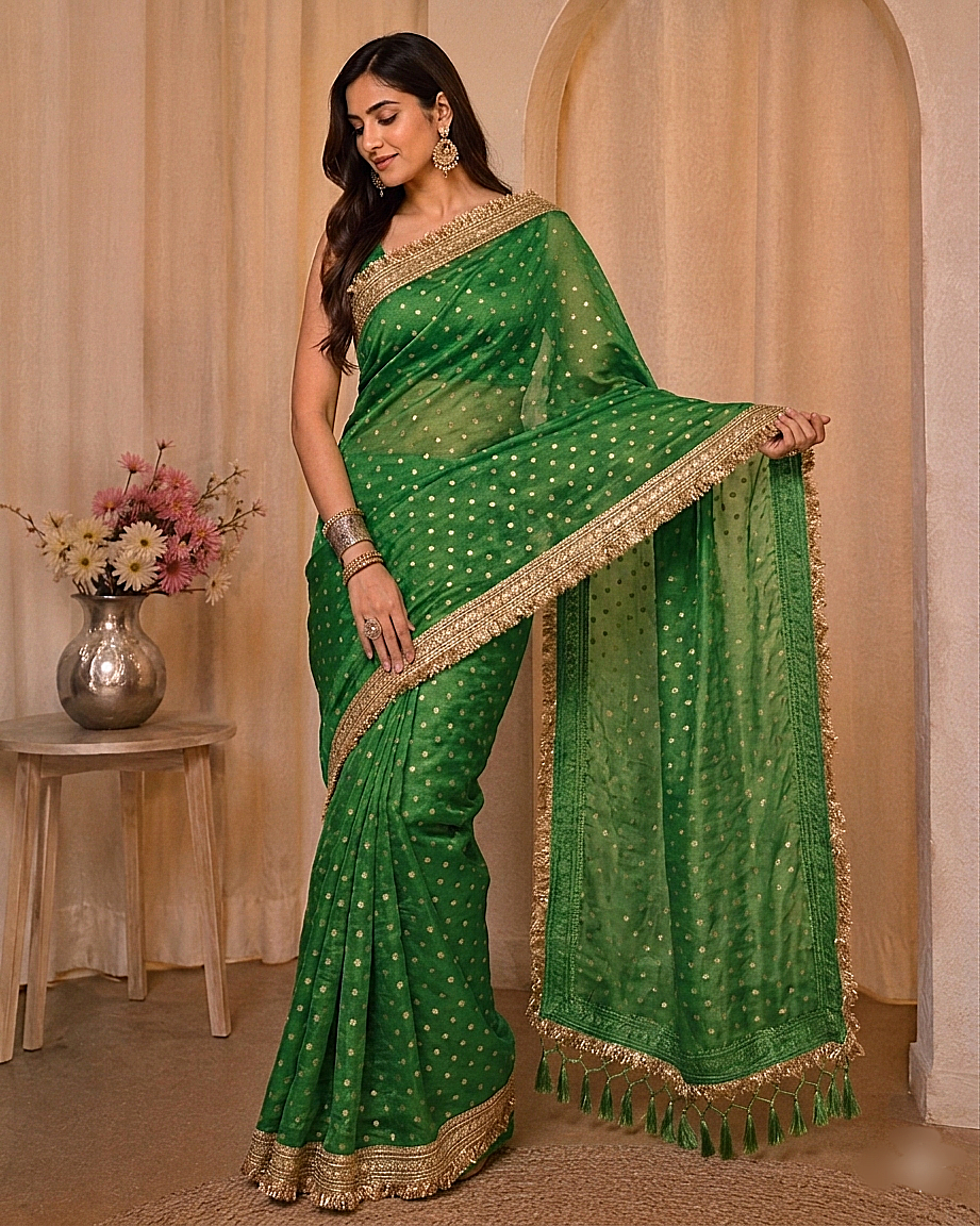 Zariya Banarasi Tissue Silk Saree