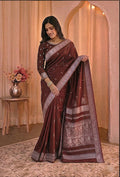 Royal Teal Peshwai Silk Saree