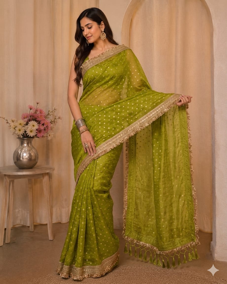 Zariya Banarasi Tissue Silk Saree