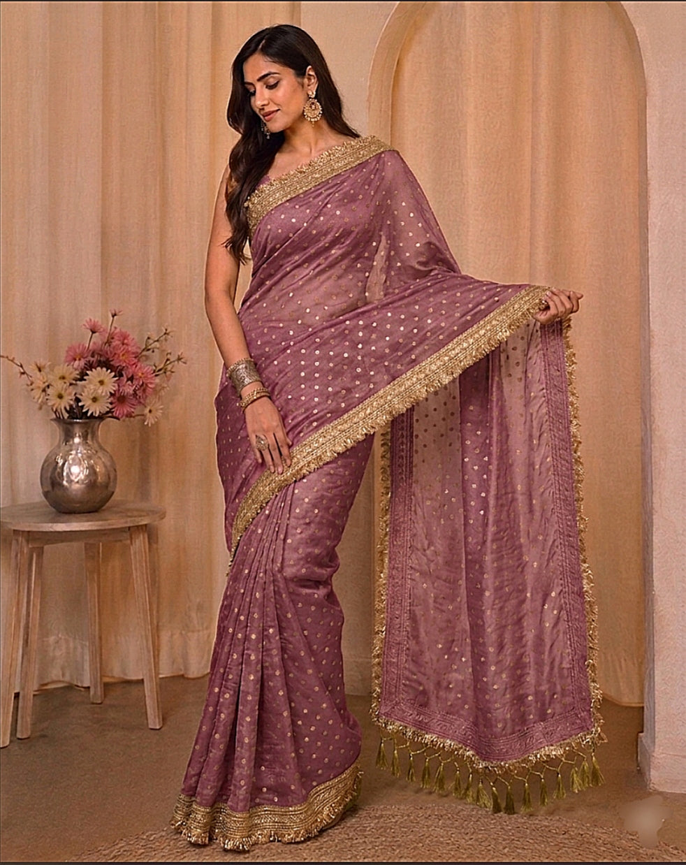 Zariya Banarasi Tissue Silk Saree