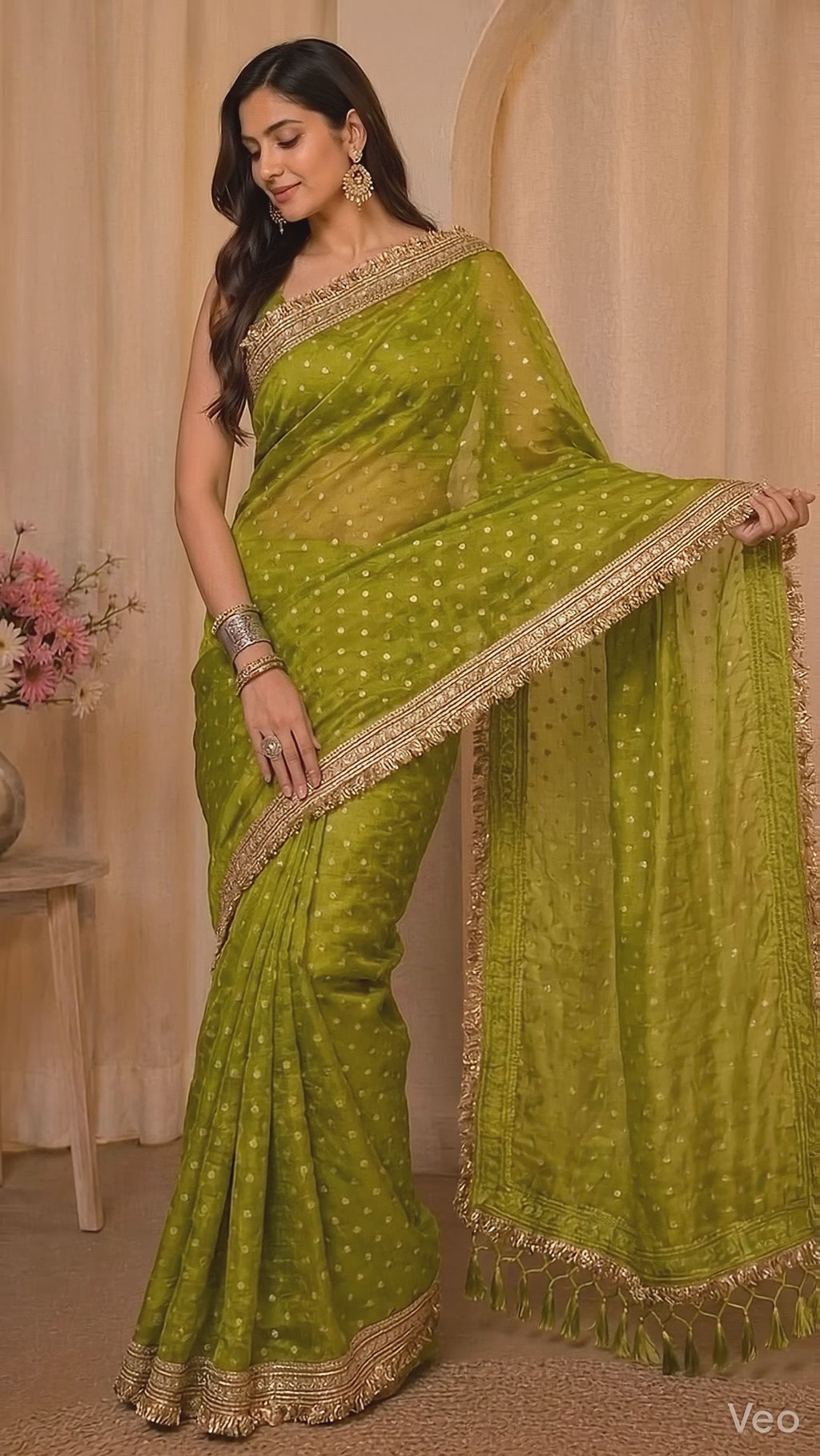 Zariya Banarasi Tissue Silk Saree
